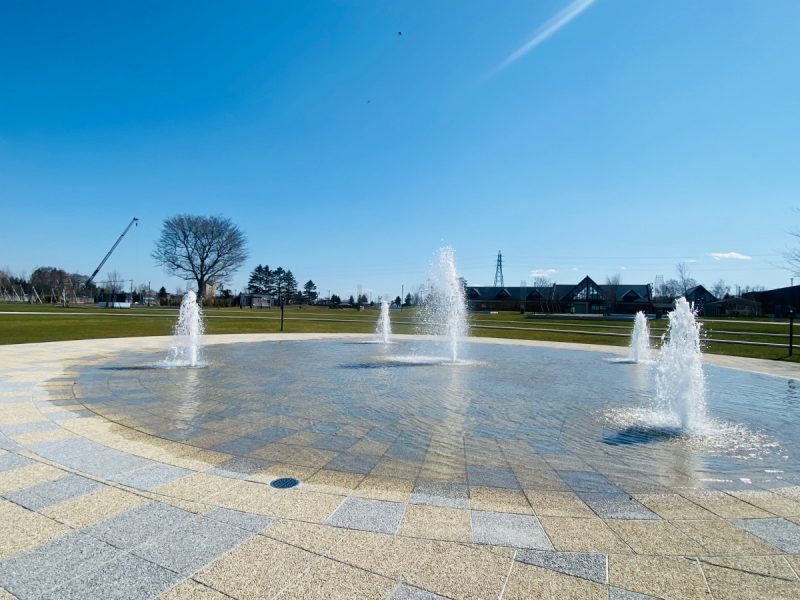 はなふるガーデンエリアの噴水をオープンします！