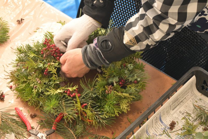 クリスマスリース作り体験会【11/28(金)・29(土)開催！】